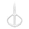 Yutoner Eyebrow and Nose Hair Safety Curved Scissors, 3.4 Inch Stainless Steel Professional Facial Hair Beard Eyelashes Eyebrow and Moustache Scissors Trimmer (Silver Curved) view 1