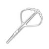 Yutoner Eyebrow and Nose Hair Safety Curved Scissors, 3.4 Inch Stainless Steel Professional Facial Hair Beard Eyelashes Eyebrow and Moustache Scissors Trimmer (Silver Safety) view 2