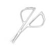 Yutoner Eyebrow and Nose Hair Safety Curved Scissors, 3.4 Inch Stainless Steel Professional Facial Hair Beard Eyelashes Eyebrow and Moustache Scissors Trimmer (Silver Safety) view 3