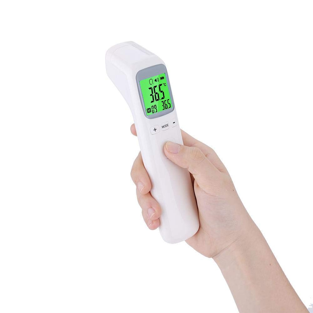 Accu-Answer Forehead Thermometer for Adults, No-Touch Infrared Digital, Non Contact Baby Thermometer, Accurate Reading with Large Display, Mute Mode, Memory Recall