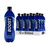 Boost Energy Drink Original Flavour - 12 Pack Drinks with Caffeine, Taurine and Vitamin B | Carbonated Energy Drinks | Gluten Free Vegan Low Calorie Fizzy Drinks Multipack | 12x500ml view 1