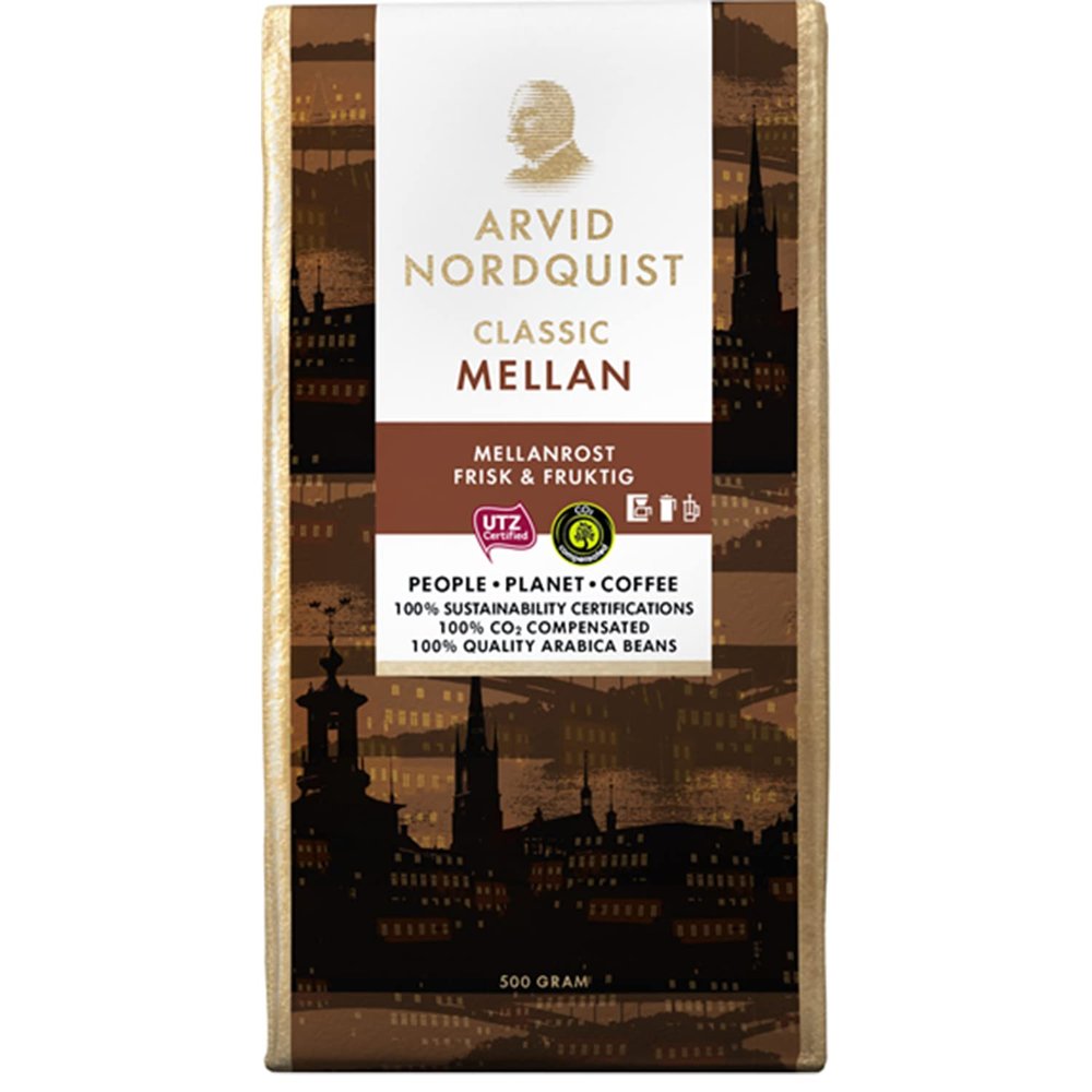 Arvid Nordquist Mellanrost | Medium Roast Swedish Filter Coffee | 500g