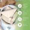 Ibambo 50 Pack Bamboo Everyday Napkins - 2-Ply Ecofriendly Lunch & Dinner Napkins - Bamboo Napkins for Events & Occasions - 6.5x6.5 Inch Folded Disposable Napkins - Compostable Napkins for Dining view 4