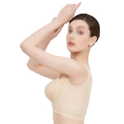 TUHFG For Hunchback Sagging Tops Chest Brace For Women Posture Corrector Back Support Vest,Beige-3XL