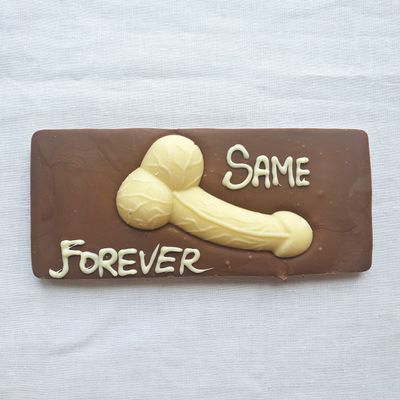 Choccolandia Hen Party Gift, Same Willy Forever, Gift for Bride, 50g Belgian Chocolate, Handmade