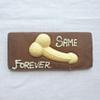 Choccolandia Hen Party Gift, Same Willy Forever, Gift for Bride, 50g Belgian Chocolate, Handmade view 1