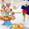 Union Jack Flag Hat United Kingdom Flag Ribbon Jubilee Cake Decorations British Bucket Hats 70th Anniversary Cake Toppers Party Cupcake Toppers Decorations Gift Wrapping (#4) view 2