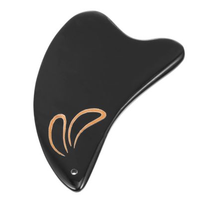 Healeved Portable Lymphatic Gua Board Smooth Edges for Gentle Facial Scraping Versatile Home Use Buffalo Horn for Beginners and