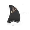 Healeved Portable Lymphatic Gua Board Smooth Edges for Gentle Facial Scraping Versatile Home Use Buffalo Horn for Beginners and view 2