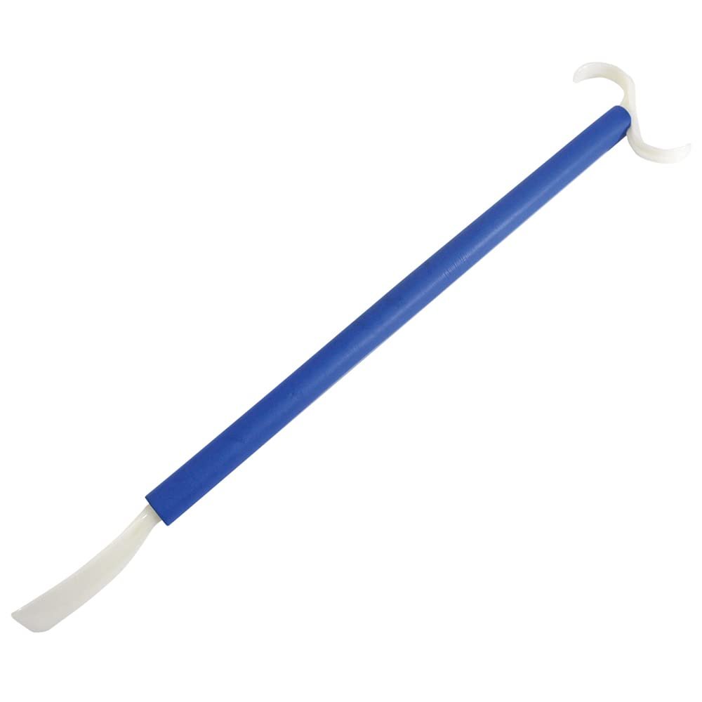 2-in-1 Shoe Horn and Dressing Stick - 600mm Large Foam Cushioned Shaft - Increased Grip Disability Living Aid