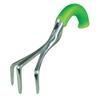 Aluminium Garden Cultivator with Curved Ergonomic Grip - Reduces Wrist Stress - Easily Pull & Push - Triangular Aluminium Tines - Ideal for Tight Spaces view 1