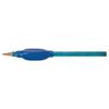 3 Pack Blue Writing Grips for Pens and Pencils - Standard Size - Flexible Moulded Design - Drawing & Writing Improved Grip Aid view 1