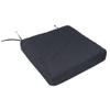 Pressure Relief Orthopaedic Cushion - 430mm x 430mm x 80mm - Provides Extra Support - Convoluted Memory Foam Design - Tie Straps to Secure Cushion to Chair view 1