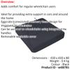 Pressure Relief Orthopaedic Cushion - 430mm x 430mm x 80mm - Provides Extra Support - Convoluted Memory Foam Design - Tie Straps to Secure Cushion to Chair view 2