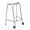 Ultra Narrow Walking Frame with Wheels - Slim Design - 540mm Width - Paediatric - Lightweight Aluminium - Non-Slip Rubber Ferrules - Ergonomic Hand Grips - Rehabilitation Walking Aid view 1