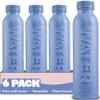 Bottle Up Reusable BPA Free Water Bottle 500ml (6 Pack)  Prefilled With Pure Still Water | Plant-Based Sports Bottle Made From Cane Sugar (Stone Blue) view 1