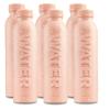 Bottle Up Reusable BPA Free Water Bottle 500ml (6 Pack)  Prefilled With Pure Still Water | Plant-Based Sports Bottle Made From Cane Sugar (Champagne Pink) view 1