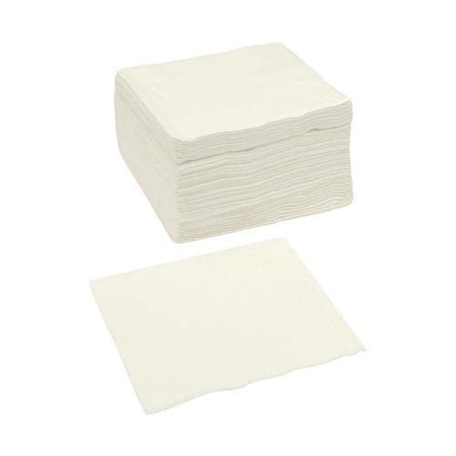 Paper Napkins Square 2 Ply 400x400mm White [Pack 250] Free finchley Refill Pen (1)