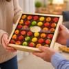 Bergen Marzipan 36 Piece Assorted Fruit Box Tray view 3