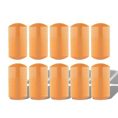 10PCS Lice Combs Kit, Double Sided Lice Removal Vintage Plastic Comb Hair Grooming Comb and Nits Removal Comb (10.5 x 5.5cm / 4.1 x 2.2in)
