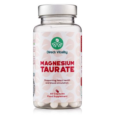 Magnesium Taurate | 700mg per Capsule | UK Made | 2 Months Supply | Vegan | No Nasty fillers | GMP Certified