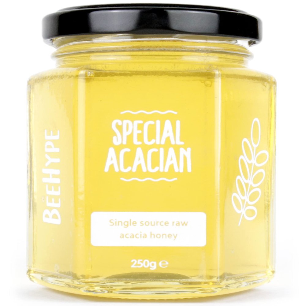BeeHype Special Acacian - 100% Pure Luxury Acacia Raw Bee Honey - 250g