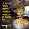 Franklin's Gourmet Popcorn - Movie Night Bundles - Whirley Popper, 28 oz. Organic Corn Kernels, 19 oz. Butter Flavored Salt, 30 oz. Butter Flavored Coconut Oil view 2