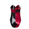 MrKnight Womens Sexy Bunny Romper One Piece Underbust Corset Lingerie Bodysuit Senpai Cosplay Anime Role Costume Stockings Set (XX-Large, Red&Black) view 4