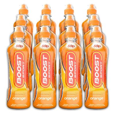 Boost Sport Isotonic Orange 12 x 500ml MP 59p