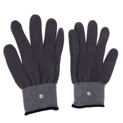 RSGK Electrode Gloves, 1 Pair Tens Machine Conductive Electrode Massage Therapy Gloves, Hand Massager Electrotherapy Lead Wires, for Arthritis Trigger Finger Poor Circulation Numbness