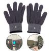 RSGK Electrode Gloves, 1 Pair Tens Machine Conductive Electrode Massage Therapy Gloves, Hand Massager Electrotherapy Lead Wires, for Arthritis Trigger Finger Poor Circulation Numbness view 2
