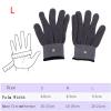 RSGK Electrode Gloves, 1 Pair Tens Machine Conductive Electrode Massage Therapy Gloves, Hand Massager Electrotherapy Lead Wires, for Arthritis Trigger Finger Poor Circulation Numbness view 4