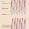 Dermaplaning Tool for Face, 30 Pcs Dermaplane Razor for Face, Multipurpose Face Razors for Women and Men by MoHern, Pink view 3