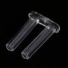 100PCS Clear Plastic Compression Sleeves for Rimless Glasses Frames 1.6x0.8x0.7CM Fixing Accessories Repair Kit Compatible with Eyeglasses view 4