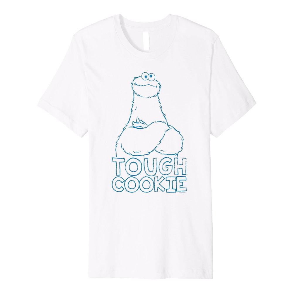 Sesame Street Cookie Monster Tough Cookie Premium T-Shirt