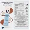 Vidrate Electrolytes Powder - Hydration Sachets Packed with Vitamins - Zero Sugar Rehydration Sachet with No Artificial Sweeteners & Preservatives - Coconut Large Pack, 20 Electrolytes Sachets view 2