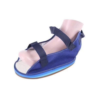 DKULMN Offloading Post-Op Shoe -Wedge Boot For Broken Toe Injury Rocker Bottom Post-Op Cast Shoe For Foot Injuries Stable Ankle Joints Postoperative Recovery Pain Relief,Large