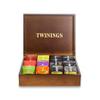 Deluxe Wooden Tea Box 12 Compartment Filled with 144 Twinings Teabags view 1