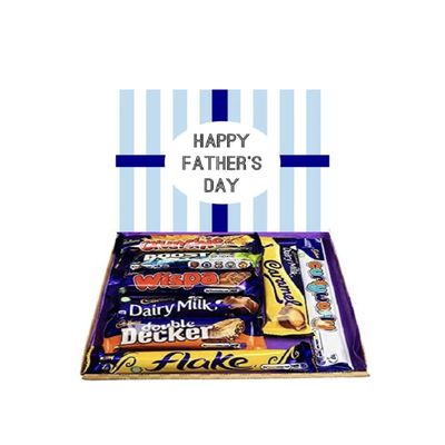 Happy Fathers Day Chocolate Gift Present Hamper Special Dad Sweet Box Chocolate Hamper Candy
