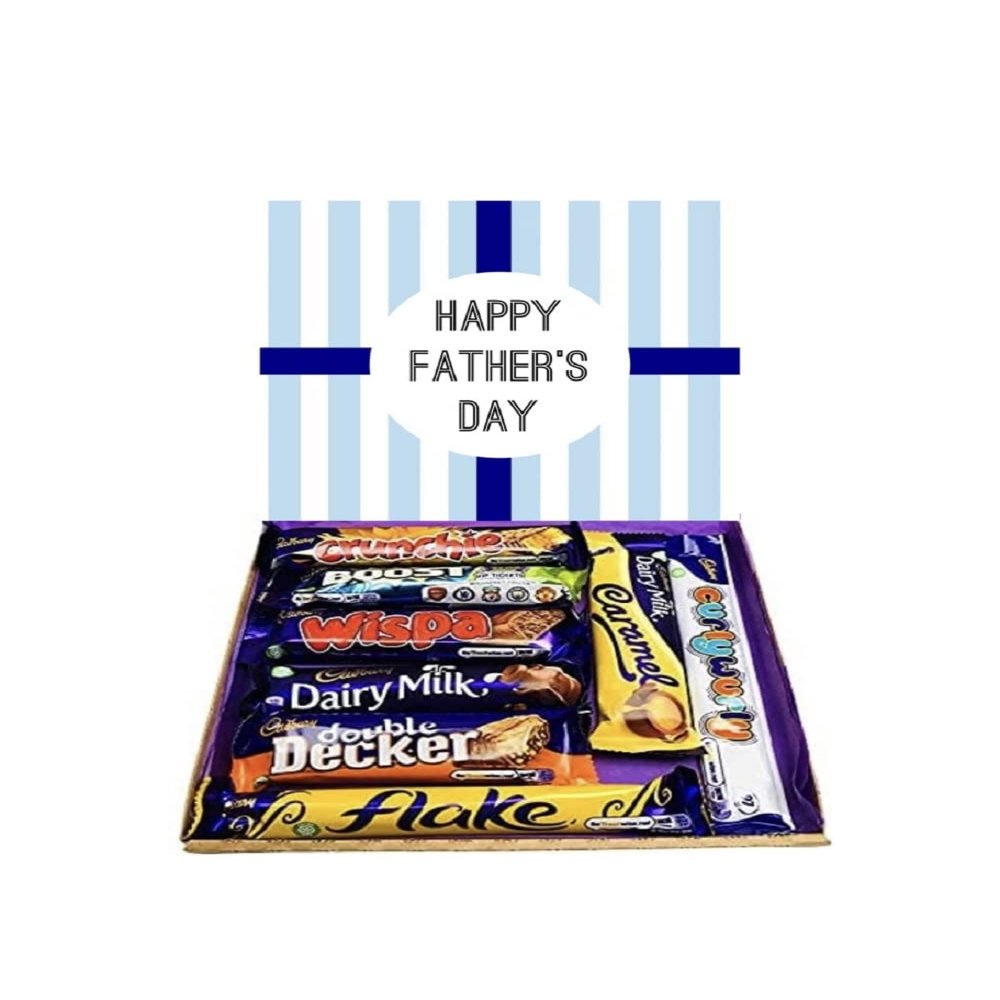 Happy Fathers Day Chocolate Gift Present Hamper Special Dad Sweet Box Chocolate Hamper Candy