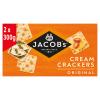 JACOB'S Original Cream Crackers, Twin Pack, 2 x 300 g (Pack of 1) view 1