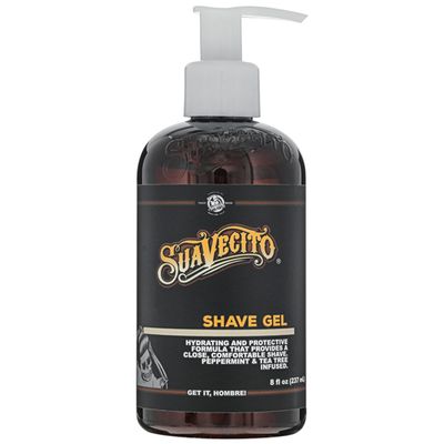 Suavecito Shave Gel for Men, Provides a Smooth and Precise Shave Moisturises and Protects Skin from Razor Burn, Transparent Formula for Accurate Shaving, Ideal for All Skin Types 237ml
