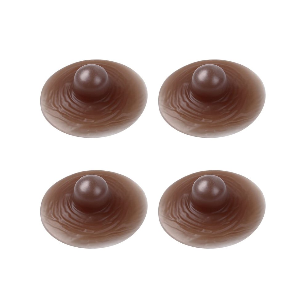 CYXZX 2 Pair Self-Suction Silicone Nipple Cover Artificial False Nipples For Breast Form Crossdresser Cosplay Costume (Size : Style 1)