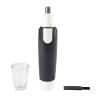 Professional Ear and Nose Hair Trimmer - Painless Eyebrow & Facial Grooming for Men Women, Battery-Operated Water-proof Black view 1