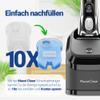 Maxxi Clean | Shaver Head Cleaner for Cleaning Cartridge | 3x.750 ml Refill Liquid | Shaver Cleaning Fluid Compatible with Braun Cleaning Station | Cleaning Spray with Aloe Vera Scent view 4