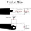 1 Pair TR90 Bright Black Glasses Replacement Glasses Replacement Temple Eyeglasses Arms Legs and 3-in-1 Screwdriver view 2