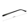 1 Pair TR90 Bright Black Glasses Replacement Glasses Replacement Temple Eyeglasses Arms Legs and 3-in-1 Screwdriver view 3