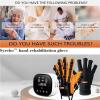 HODAGES Finger Exerciser,Grip Strength Trainer,Kids Hand Rehabilitation Robot,Stroke Hemiplegia Rehabilitation Training Equipment,Finger Straightening Brace Guard Protector,12-le (Lefthand 5) view 2
