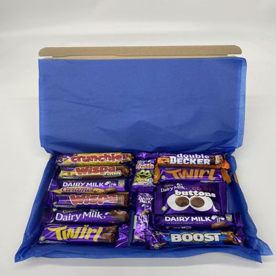 Large Personalised Cadburys Full Sized Bars Chocolate Box | 13 Bars