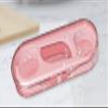 2 Pack Reusable Dental Floss Picks with Travel Cases  20 Tooth Picks for Teeth Cleaning  Portable His & Hers Flossing Kit  Oral Care for Home, Work, Travel, Camping  Pink & Green view 4